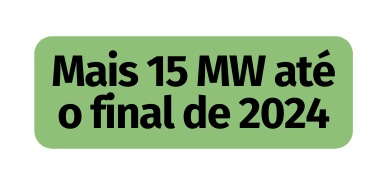 Mais 15 MW até o final de 2024