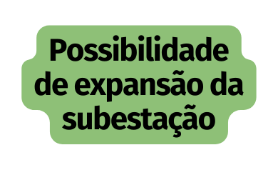 Possibilidade de expansão da subestação